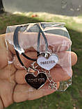 Парні Кулони для закоханих "I love you" (Я люблю тебе) "forever"(Назавжди), фото 3