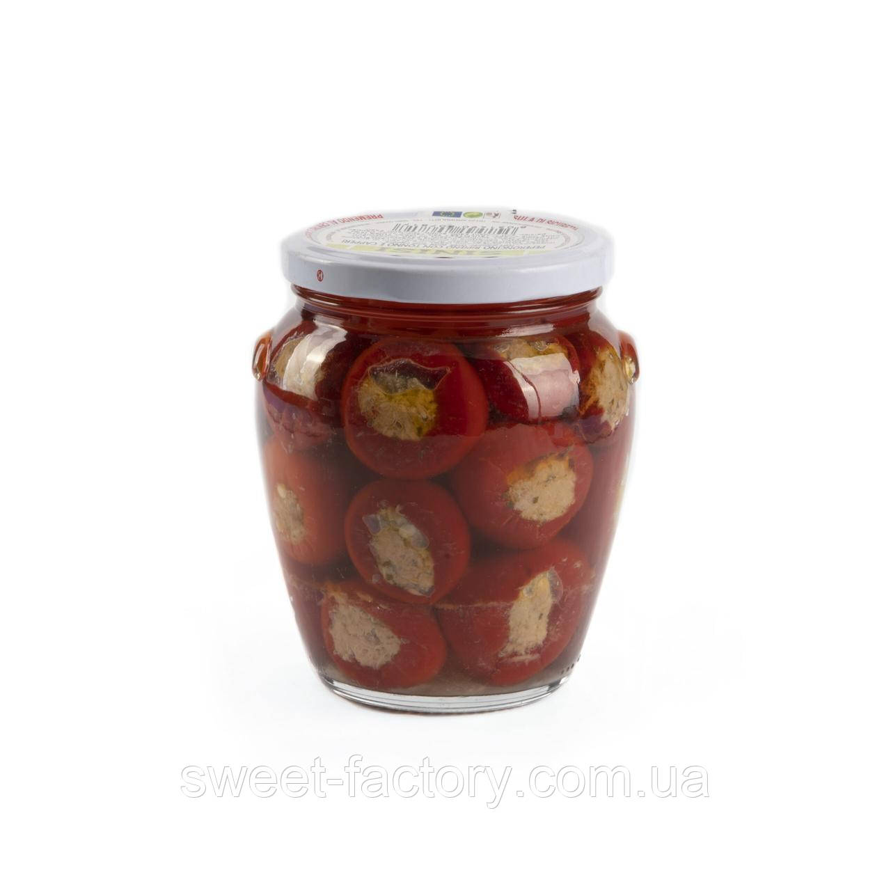 Перець із тунцем Troppo i Buoni Peperoncini Farciti al Tonno 280g, фото 1
