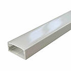 Білий LED-профіль ЛП-7 накладний, анодований, з розсіювачем, фото 2