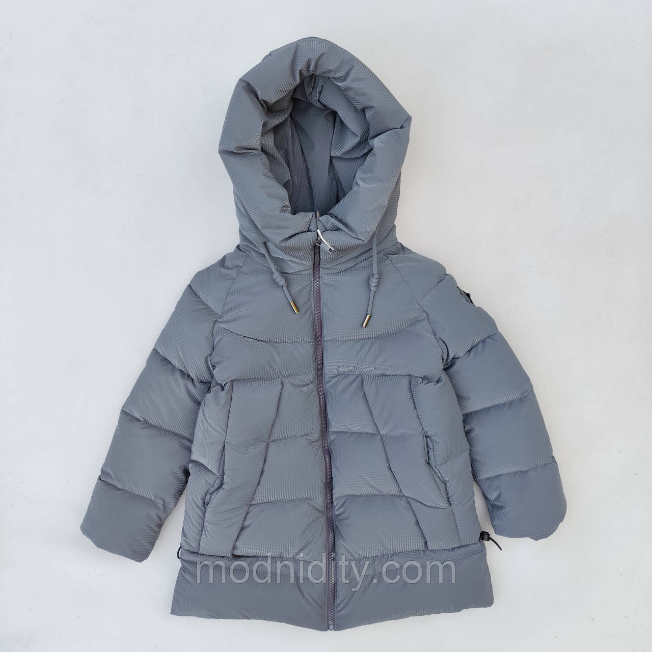 Куртка зимова дитяча для дівчинки підлітка зимовий пуховик "Адель" пальто 36 38 40 42 розмір, фото 1