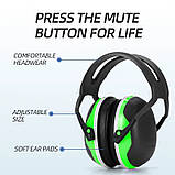 Навушники захисні шумозаглушувальні X4A (стандартне наголов'я) SNR 33дБ, фото 5