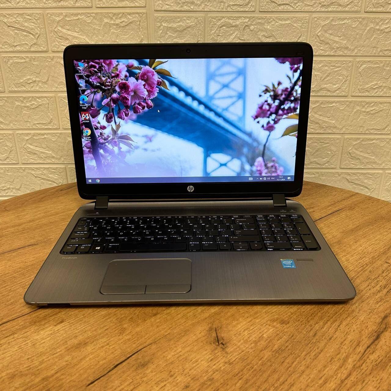 Б/в Ноутбук Б-клас HP ProBook 450 G2 15.6" 1366x768| Core i7-5500U| 8 GB RAM| 256 GB SSD| HD 5500