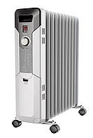 Обігрівач масляний FrimeCom YL-B28-11 2500W	30м.кв.11секцій  підлоговий, білий (код 137772)