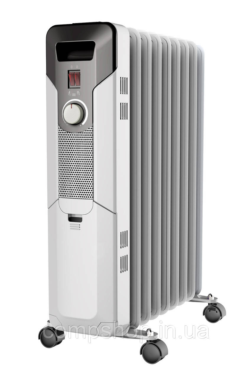 Обігрівач масляний FrimeCom YL-B28-9 2000W 25м.кв.9секцій  підлоговий, білий (код 137773)