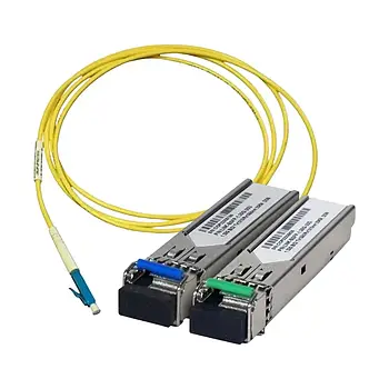 Комплект двох модулів оптичних E-LINK 1550nmTX (20km) та 1310nmTX (20km) + Подарунок: Патч-корд оптичний Patchcord