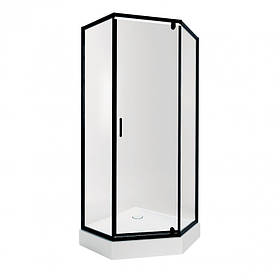 Набір Qtap душова кабіна Scorpio BLA10995-AC6 Clear 2120x900x900 мм + піддон Diamond 309912 90x90x12 см з