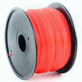 Філамент для 3D-принтера, PLA, 1.75 мм, червоний, 1 кг Gembird 3DP-PLA1.75-01-R - MegaLavka