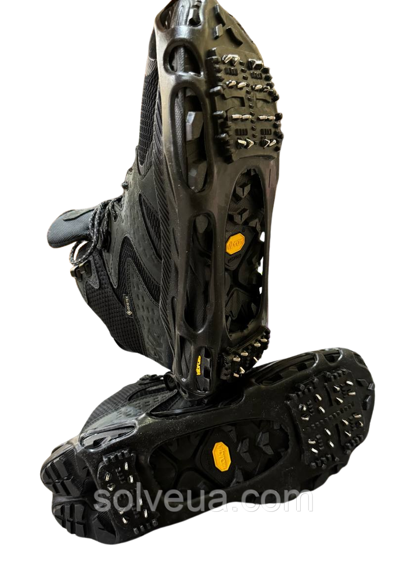 Льодоходи-Льодоступи антиковзкі накладки на взуття 12923002 Solve "Boot Spikes Overshoe" solve, фото 1