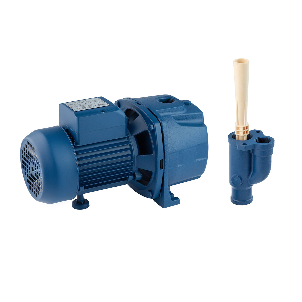 Насос поверхневий Forwater JDW750 Hmax=52 м, Qmax = 50 л/хв, P = 750 Вт корпус чавун, з виносним інжектором, фото 1