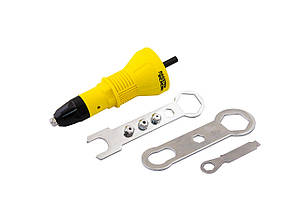 Насадка для заклепок MASTERTOOL 2.4/3.2/4.0/4.8 мм на дриль 6-гранний хвостовик 21-0900