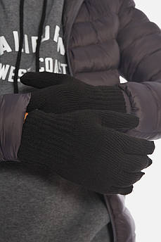 Рукавички чоловічі подвійні акрилові чорного кольору р.9,5 194724M