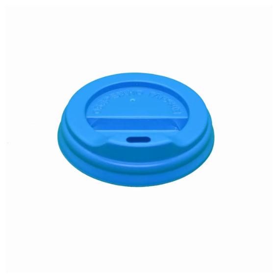 Кришка для паперового стакан Ø75 блакитна