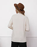 Светр жіночий молочний, фото 3