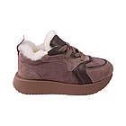 Кросівки жіночі Berisstini капучіно натуральна замша, 37, фото 3