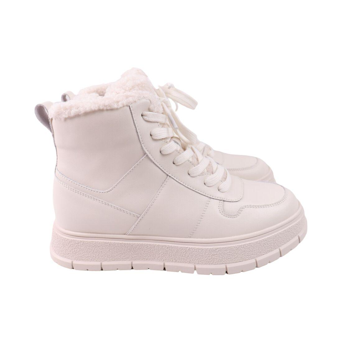 Черевики жіночі Farinni молочні натуральна шкіра, 40, фото 1