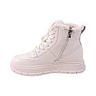 Черевики жіночі Farinni молочні натуральна шкіра, 40, фото 2