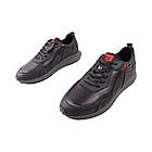 Кросівки чоловічі Marion чорні натуральна шкіра, 44, фото 5