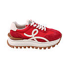 Кросівки жіночі Renzoni червоні текстиль, 39, фото 3