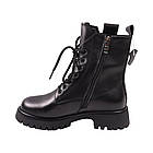 Черевики жіночі Farinni чорні натуральна шкіра, 39, фото 2