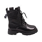 Черевики жіночі Farinni чорні натуральна шкіра, 39, фото 3