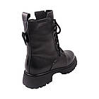 Черевики жіночі Farinni чорні натуральна шкіра, 39, фото 4