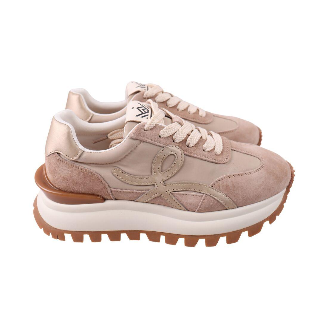 Кросівки жіночі Renzoni бежеві текстиль, 38, фото 1