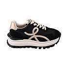 Кросівки жіночі Renzoni чорні текстиль, 39, фото 3