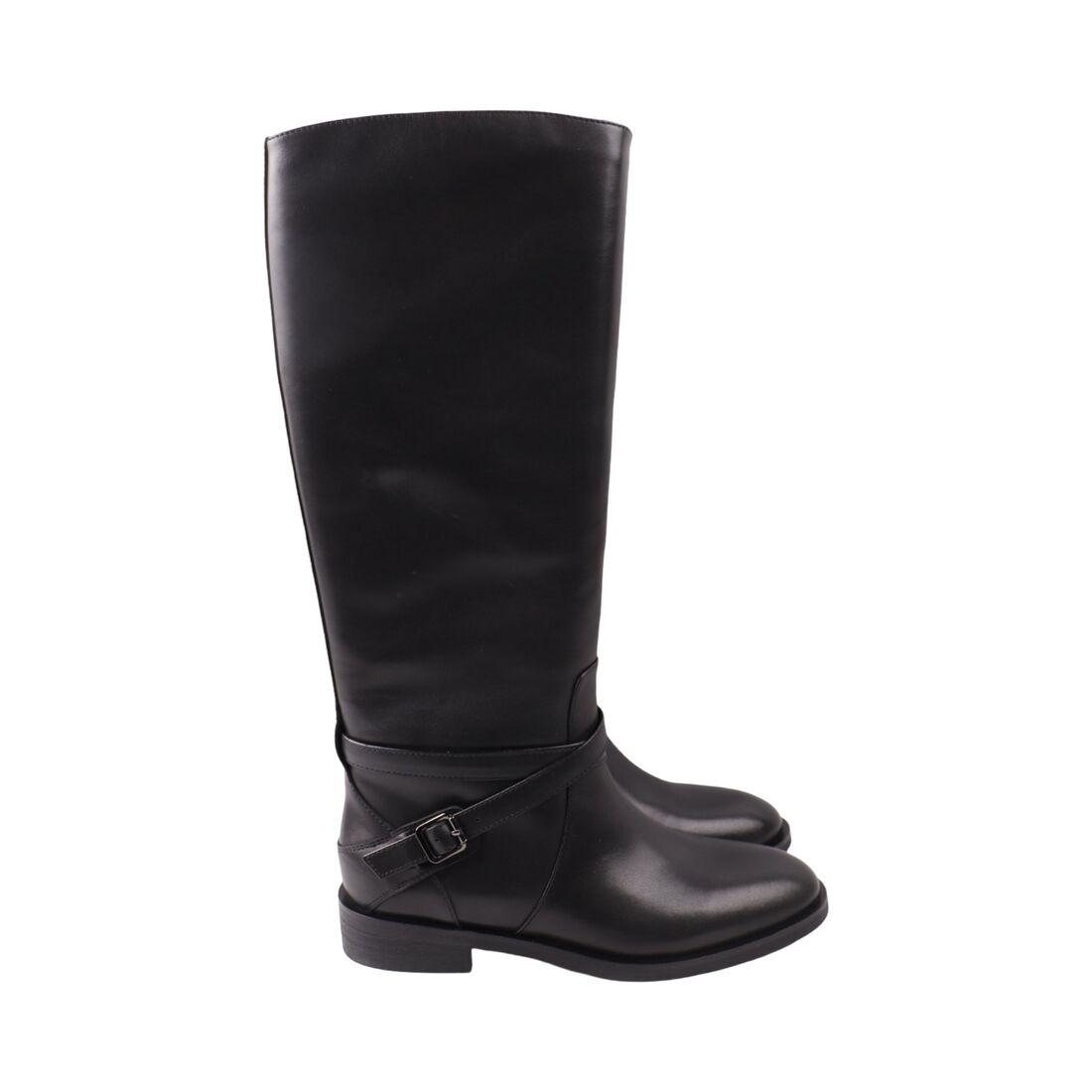 Чоботи жіночі Djovannia чорні натуральна шкіра, 40, фото 1