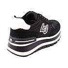 Кросівки жіночі Farinni чорні текстиль, 39, фото 4