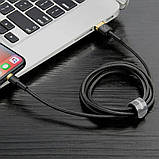Кабель Baseus Cafule Cable USB For Lightning 2.4A 1m Gold+Black, фото 9