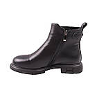 Черевики жіночі Farinni чорні натуральна шкіра, 37, фото 2