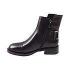 Черевики жіночі Wit Mooni чорні натуральна шкіра, 39, фото 2