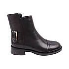 Черевики жіночі Wit Mooni чорні натуральна шкіра, 39, фото 3