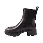 Черевики жіночі Wit Mooni чорні натуральна шкіра, 39, фото 2