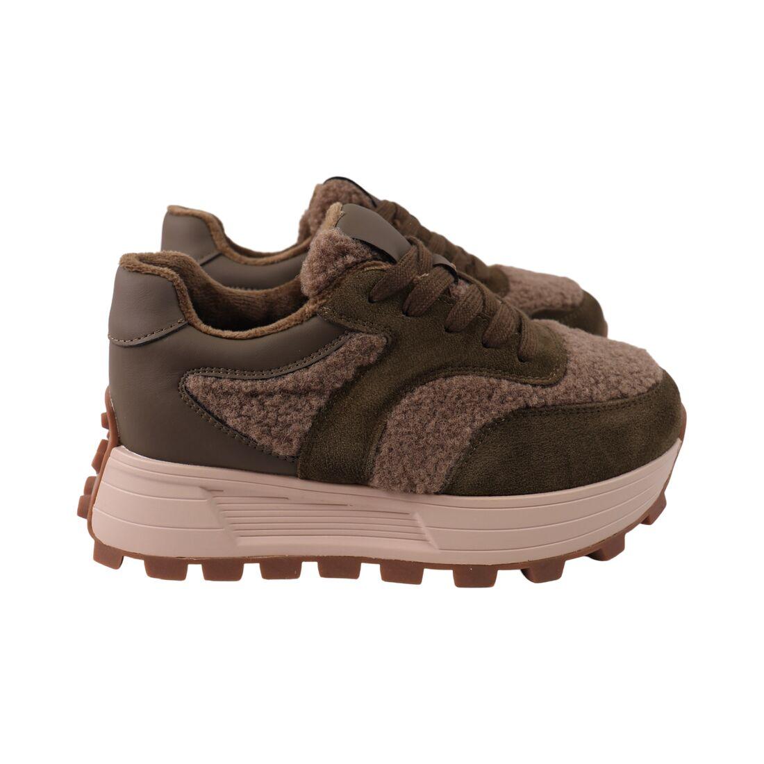 Кросівки жіночі Renzoni зелені натуральна замша, 39, фото 1