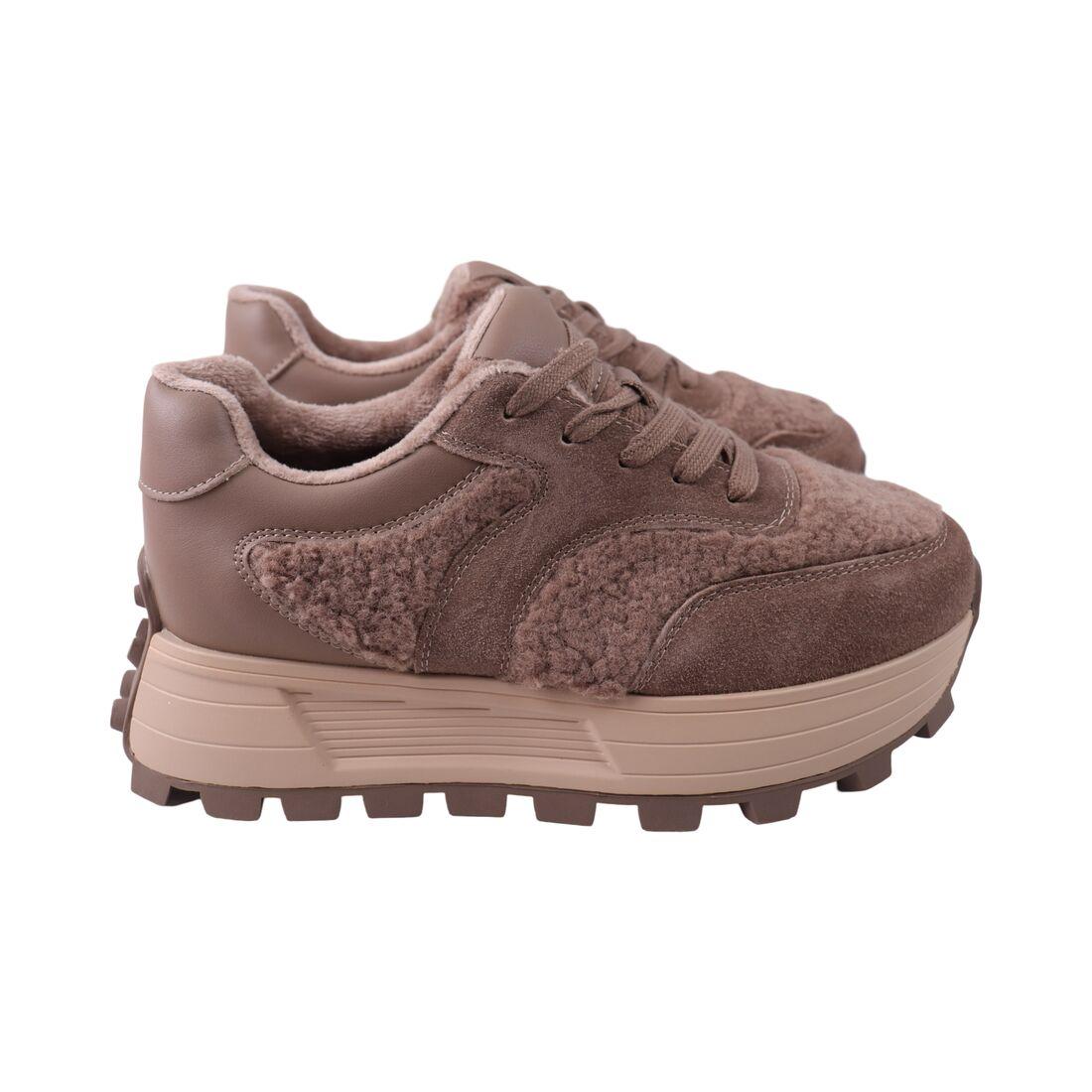 Кросівки жіночі Renzoni капучіно натуральна замша, 38, фото 1