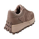 Кросівки жіночі Renzoni капучіно натуральна замша, 38, фото 4