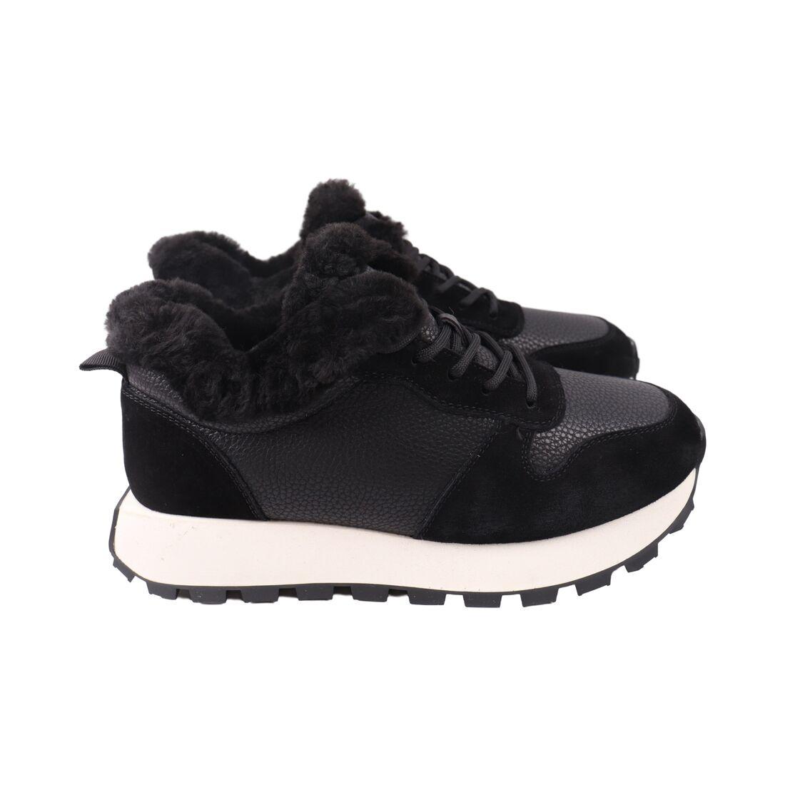 Кросівки жіночі Li Fexpert чорні натуральна шкіра, 38, фото 1