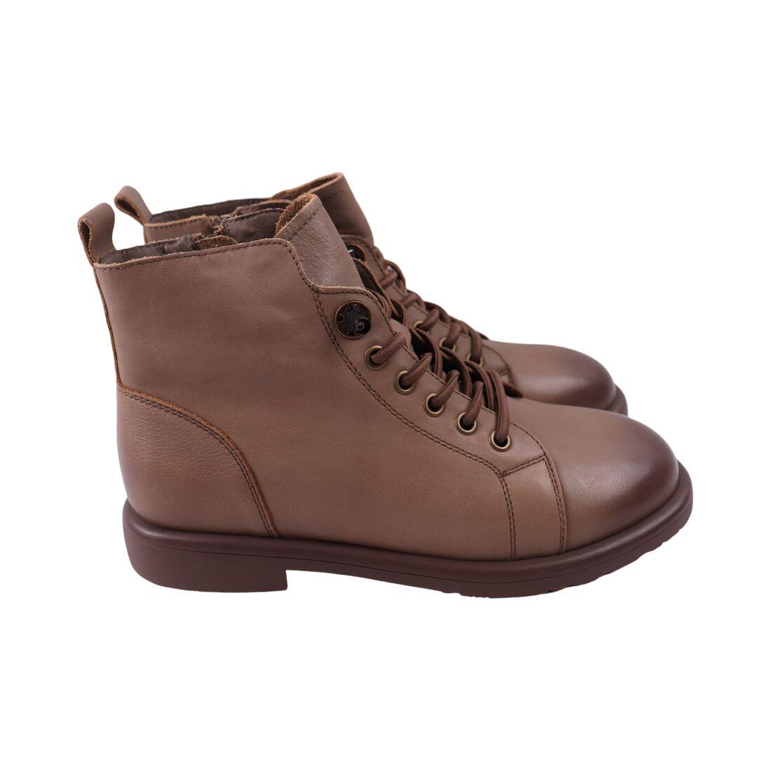 Черевики жіночі Berisstini капучіно натуральна шкіра, 38, фото 1