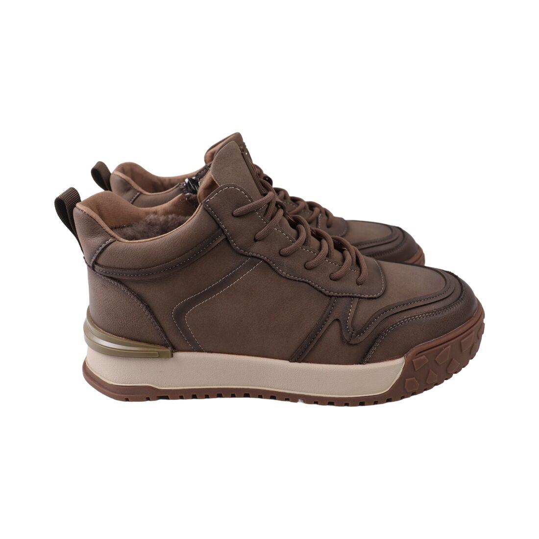 Черевики чоловічі Berisstini капучіно натуральна шкіра, 45, фото 1