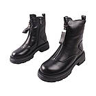 Черевики жіночі Melanda чорні натуральна шкіра, 39, фото 5