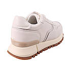Кросівки жіночі Farinni молочні натуральна шкіра, 39, фото 4