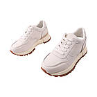 Кросівки жіночі Farinni молочні натуральна шкіра, 39, фото 5