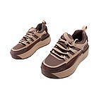 Кросівки жіночі Renzoni капучіно текстиль на платформі, 39, фото 4