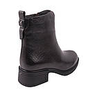 Черевики жіночі Polann чорні натуральна шкіра, 39, фото 4
