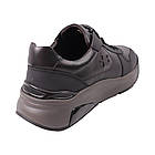 Кросівки чоловічі Lido Marinozi чорні натуральна шкіра, 43, фото 4