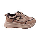 Кросівки жіночі Farinni капучіно натуральна шкіра, 39, фото 3