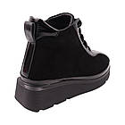 Черевики жіночі Euromoda чорні натуральна замша, 40, фото 4