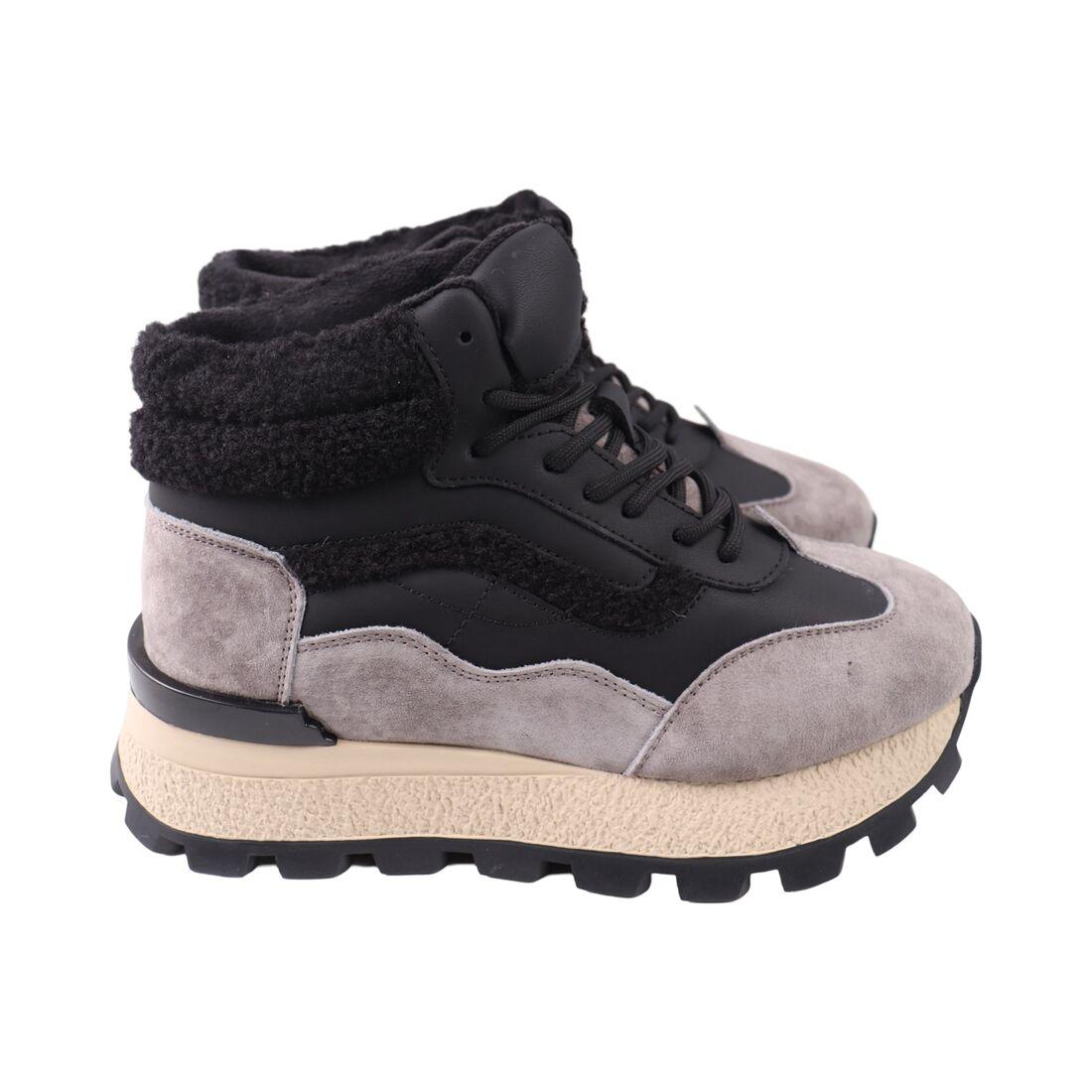 Черевики жіночі Renzoni чорні натуральна шкіра, 38, фото 1