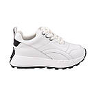 Кросівки жіночі Melanda білі натуральна шкіра, 40, фото 3